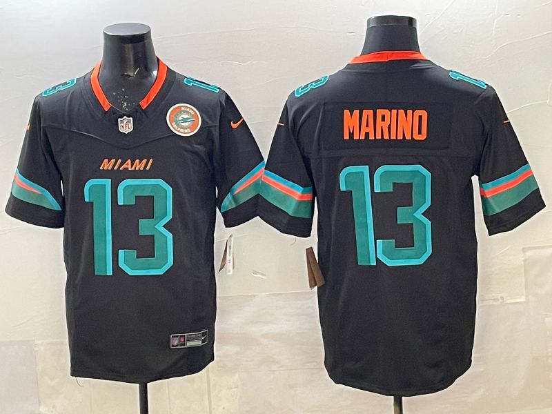 Men Miami Dolphins #13 Marino black Nike 2025 Limited Nike NFL Jersey 06->miami dolphins->NFL Jersey